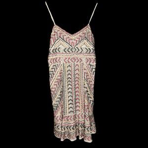 NWT Parker Multicolored Beaded Dress Size M‎